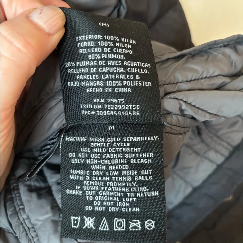 London Fog Ladies‎ Packable Down Jacket Black M